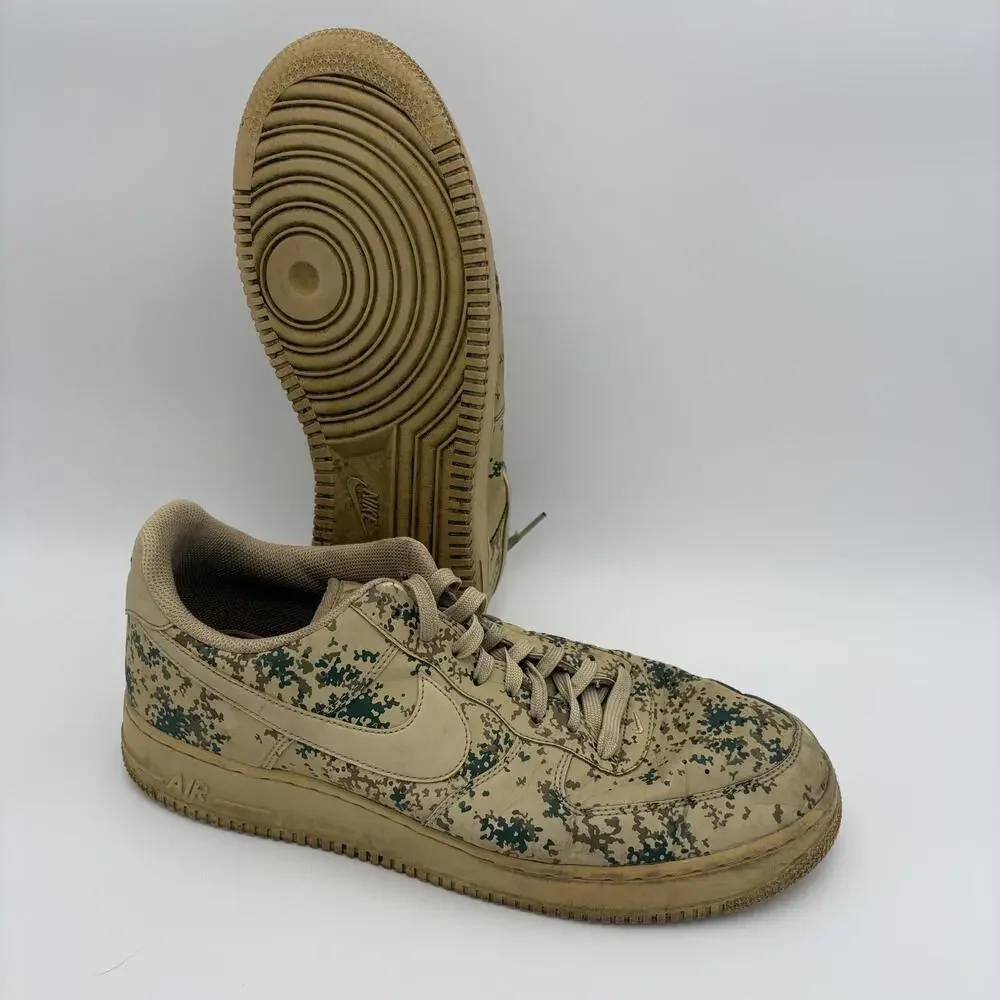 Nike Air Force 1 Low 2017 Desert Reflective Camo Sneakers Mens Size 12.5 Limited